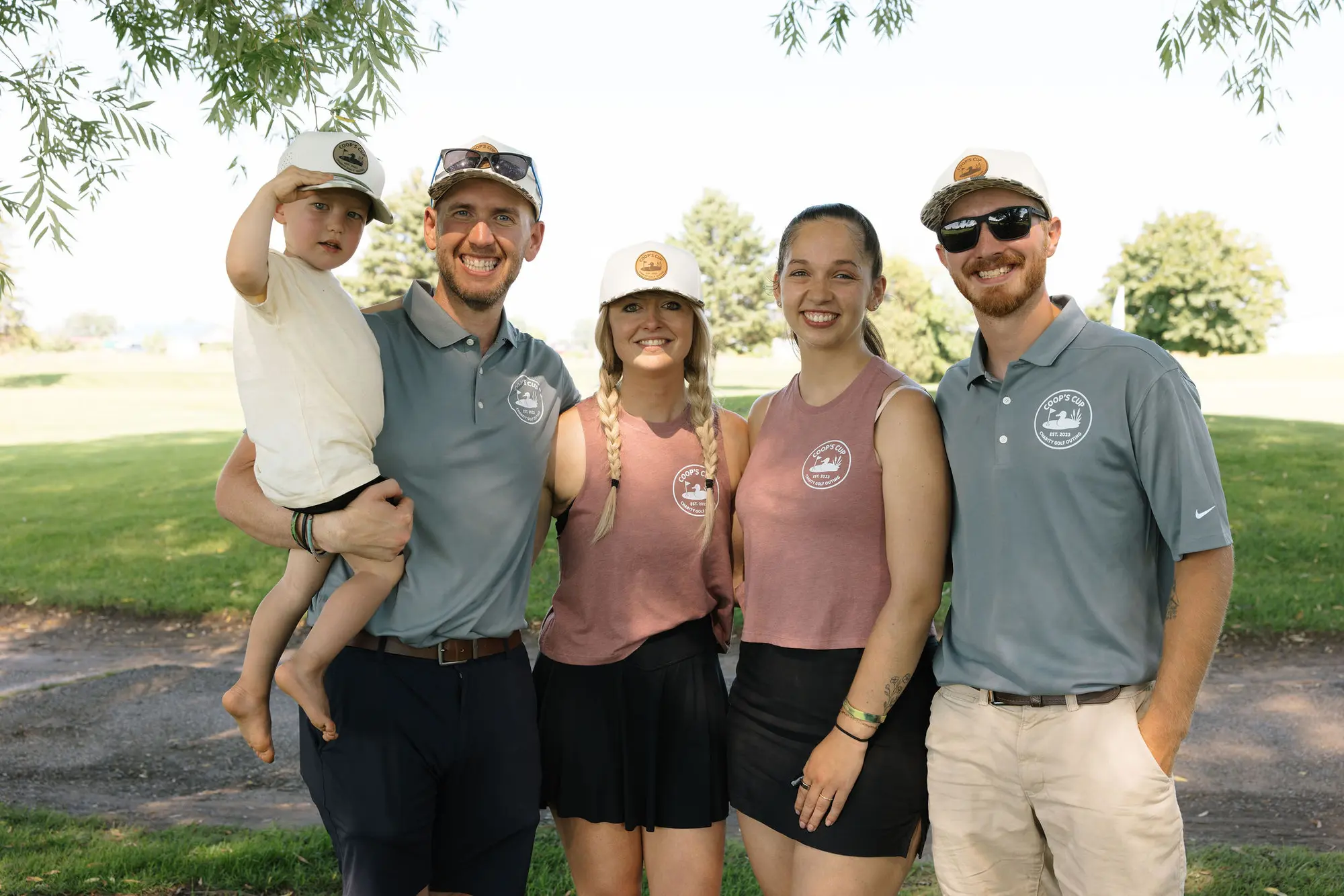 Family members enjoy the outing together