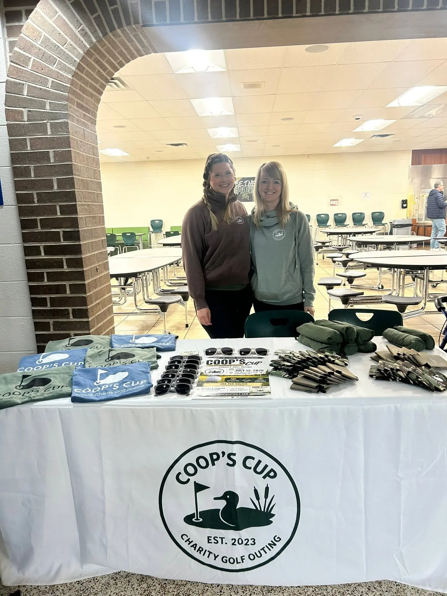 Coop's Cup booth at the NAMI Oshkosh 5K