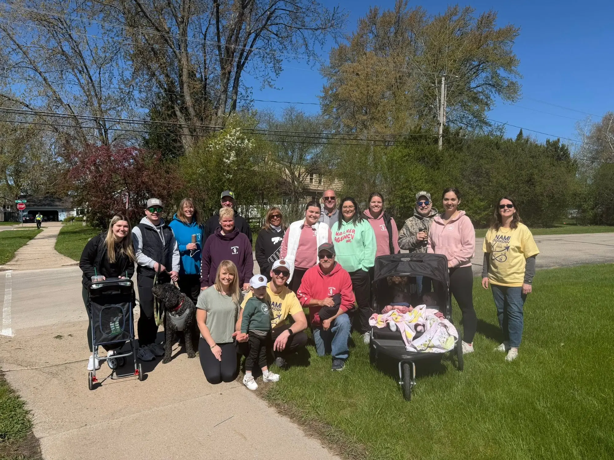 Coop's Cup supporters at the NAMI Oshkosh 5K